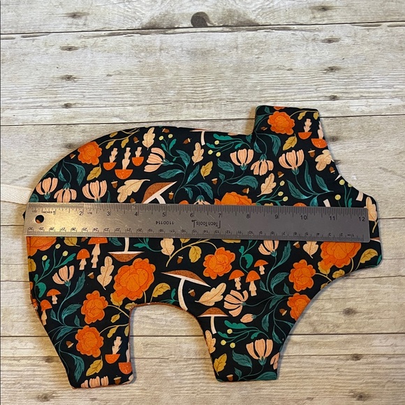 Piggy HotPad Mushrooms Oblong Size Farmhouse Decor - Picture 4 of 6